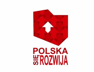 Projekt graficzny logo dla firmy online Polska się rozwija